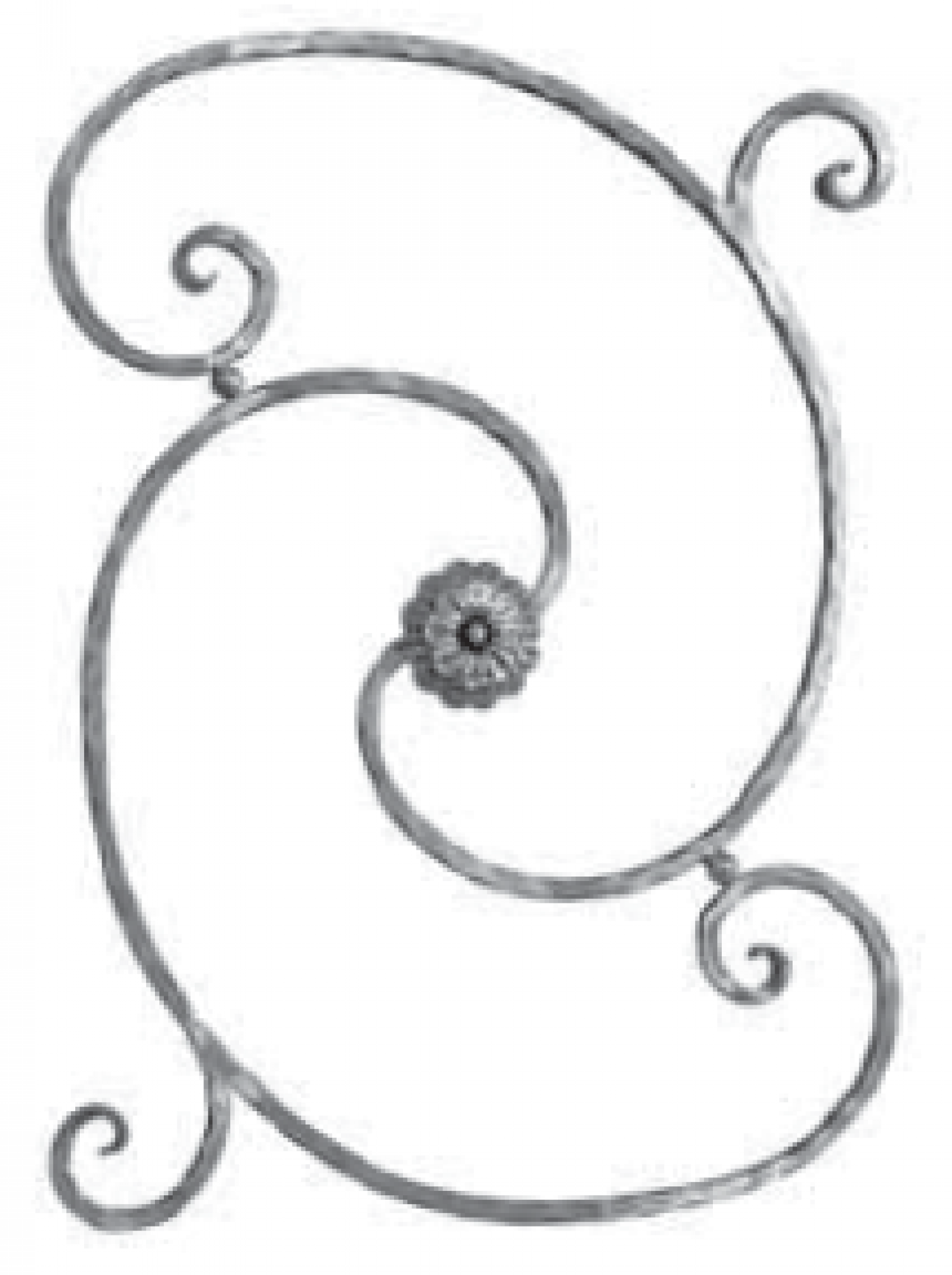 Barreau déco fer forgé moderne