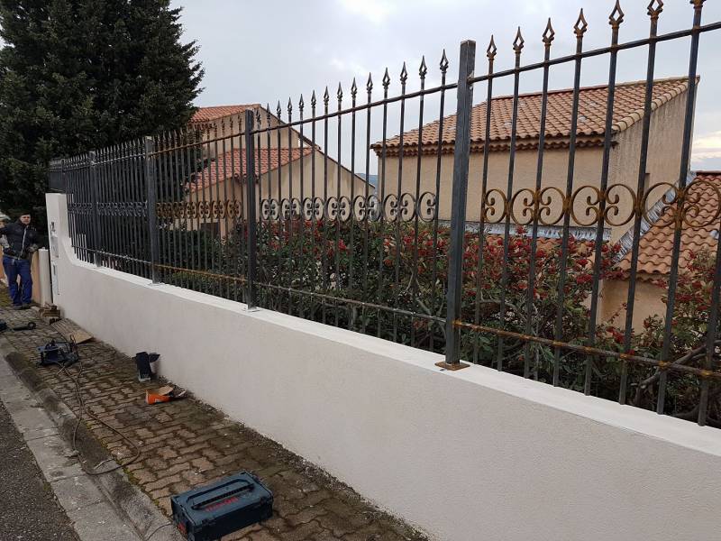 Grille fer forgé déco en kit