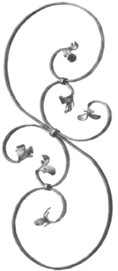 volute fer forgé en S vente en ligne