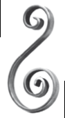 volute fer forgé en S vente en ligne