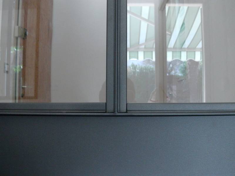 verriere fer forgé et verre style déco istres