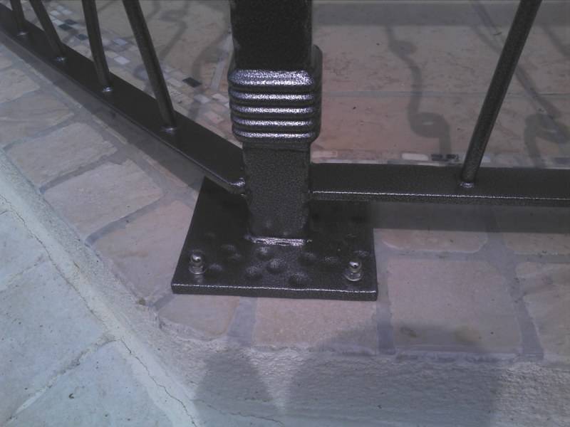 Garde Corps fer forgé végétal  Port saint Louis du rhone