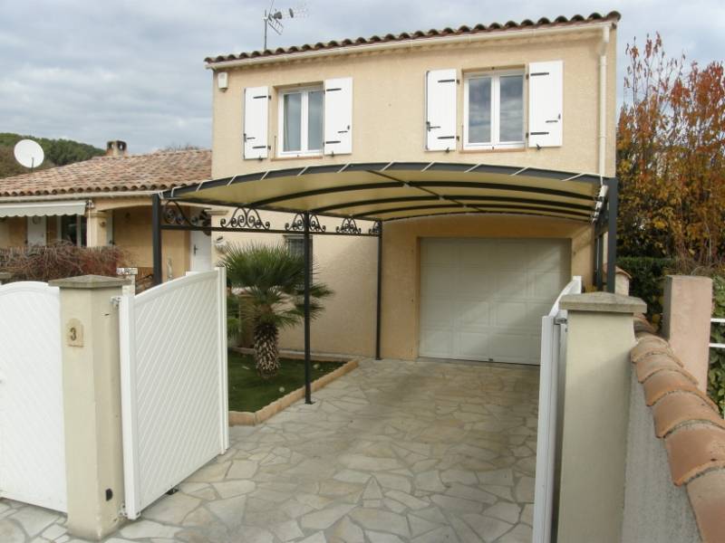 abri de voiture pergola fer forgé car port Auvergne