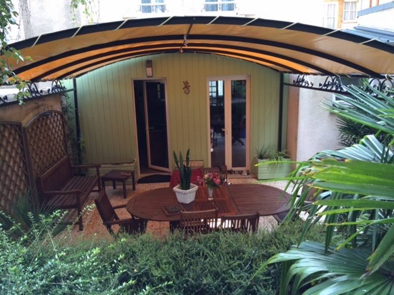 pergola fer forgé avec bache sur chateauroux centre (36)